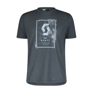 SCOTT Cyklistické tričko s krátkym rukávom - DEFINED DRI - šedá XL