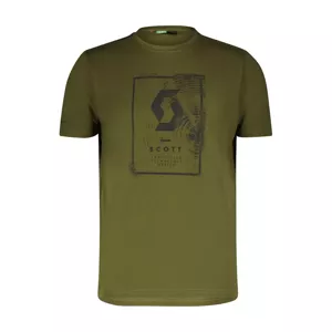 SCOTT Cyklistické tričko s krátkym rukávom - DEFINED DRI - zelená M
