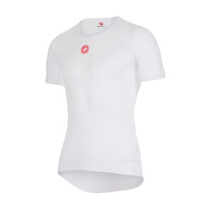 CASTELLI Cyklistické tričko s krátkym rukávom - PRO ISSUE - biela 2XL