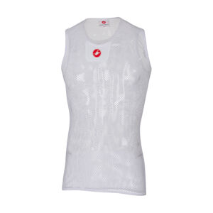 CASTELLI Cyklistické tričko bez rukávov - CORE MESH 3 - biela L-XL