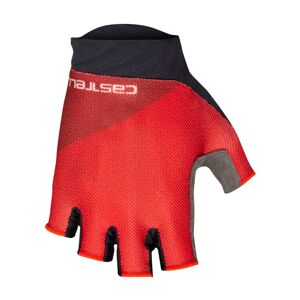 CASTELLI Cyklistické rukavice krátkoprsté - ROUBAIX GEL 2 LADY - červená L