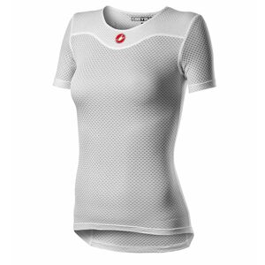 CASTELLI Cyklistické tričko s krátkym rukávom - PRO ISSUE 2 LADY - biela M