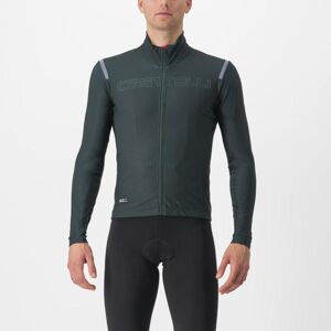 CASTELLI Cyklistický dres s dlhým rukávom zimný - TUTTO NANO RoS - zelená M