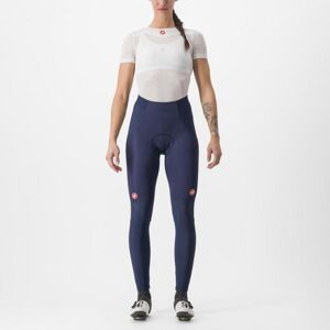 CASTELLI Cyklistické nohavice dlhé bez trakov - SORPASSO RoS W - modrá XS