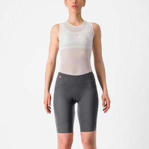 CASTELLI Cyklistické nohavice krátke bez trakov - PREMIO BLACK - šedá L
