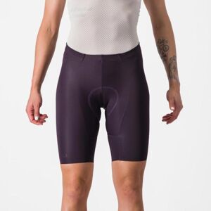 CASTELLI Cyklistické nohavice krátke bez trakov - FREE AERO RC W SHORT - fialová S