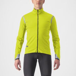 CASTELLI Cyklistická zateplená bunda - ALPHA ULTIMATE INSULATED - žltá S