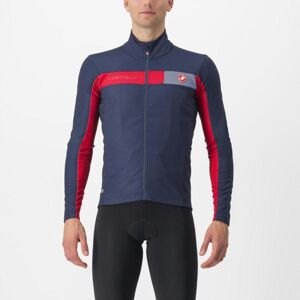 CASTELLI Cyklistická zateplená bunda - MORTIROLO 6S - modrá XL