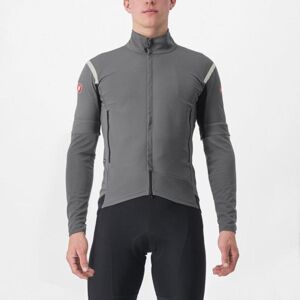 CASTELLI Cyklistická zateplená bunda - PERFETTO RoS 2 CONVERTIBLE - šedá XS