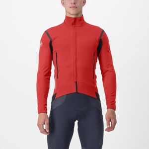 CASTELLI Cyklistická zateplená bunda - PERFETTO RoS 2 - červená L