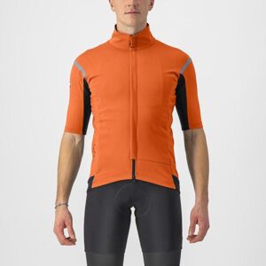 CASTELLI Cyklistický dres s krátkym rukávom - GABBA RoS 2 - oranžová M