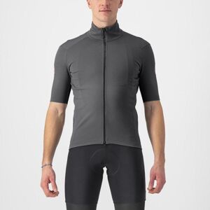 CASTELLI Cyklistický dres s krátkym rukávom - PERFETTO RoS 2 WIND - šedá 2XL