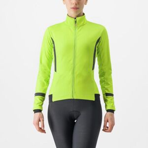 CASTELLI Cyklistická zateplená bunda - DINAMICA 2 - svetlo zelená M