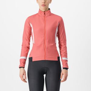 CASTELLI Cyklistická zateplená bunda - DINAMICA 2 - červená XL