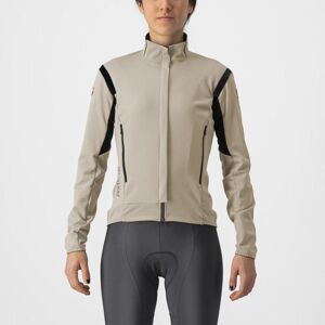 CASTELLI Cyklistická zateplená bunda - PERFETTO RoS 2 W - béžová