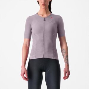 CASTELLI Cyklistický dres s krátkym rukávom - fialová L