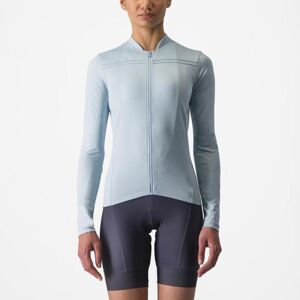 CASTELLI Cyklistický dres s dlhým rukávom letný - ANIMA 4 - svetlo modrá M