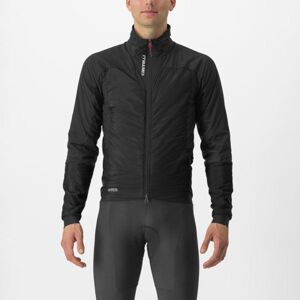 CASTELLI Cyklistická zateplená bunda - FLY TERMAL - čierna S