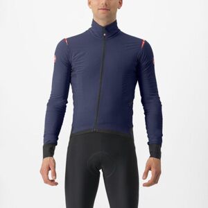 CASTELLI Cyklistická zateplená bunda - ALPHA FLIGHT ROS - modrá 2XL