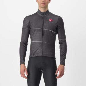 CASTELLI Cyklistický dres s dlhým rukávom zimný - RAFFICA - čierna L