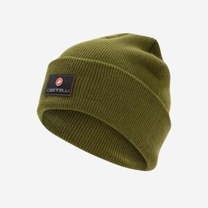 CASTELLI Cyklistická čiapka - PODIOFORMA BEANIE - zelená UNI