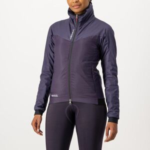 CASTELLI Cyklistická zateplená bunda - FLY THERMAL W - fialová S