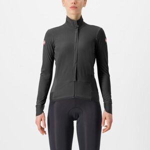 CASTELLI Cyklistická zateplená bunda - ALPHA FLIGHT ROS W - čierna XL