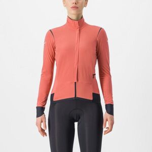 CASTELLI Cyklistická zateplená bunda - ALPHA FLIGHT ROS W - červená XL