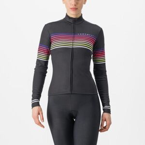 CASTELLI Cyklistický dres s dlhým rukávom zimný - OTTANTA - čierna XL