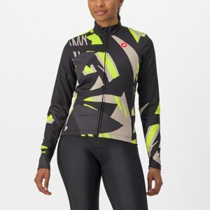CASTELLI Cyklistický dres s dlhým rukávom zimný - TROPICALE - čierna M