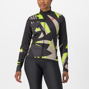 CASTELLI Cyklistický dres s dlhým rukávom zimný - TROPICALE - čierna M