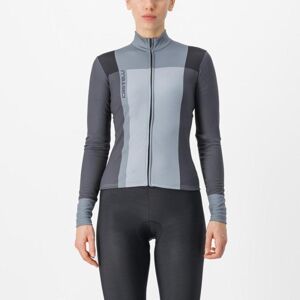 CASTELLI Cyklistický dres s dlhým rukávom zimný - UNLIMITED W THERMAL - čierna L