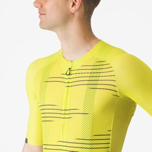 CASTELLI Cyklistický dres s krátkym rukávom - CLIMBER´S 4.0 - žltá S