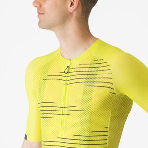 CASTELLI Cyklistický dres s krátkym rukávom - CLIMBER´S 4.0 - žltá L