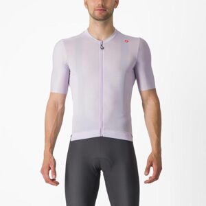 CASTELLI Cyklistický dres s krátkym rukávom - ESPRESSO - fialová L