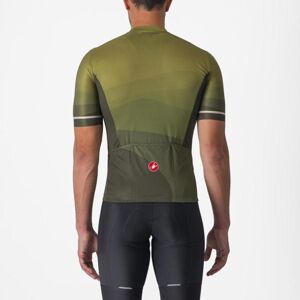 CASTELLI Cyklistický dres s krátkym rukávom - ORIZZONTE - zelená XL