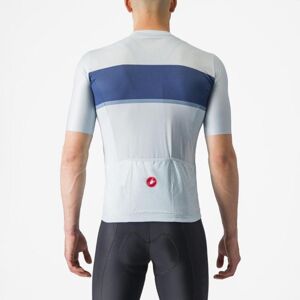 CASTELLI Cyklistický dres s krátkym rukávom - TRADIZIONE - svetlo modrá S