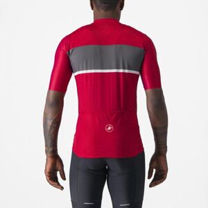 CASTELLI Cyklistický dres s krátkym rukávom - TRADIZIONE - červená 3XL