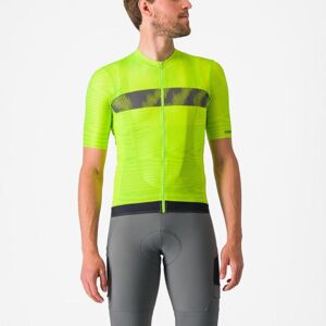 CASTELLI Cyklistický dres s krátkym rukávom - UNLIMITED ENDURANCE - žltá 3XL