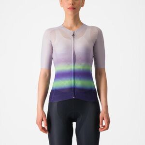 CASTELLI Cyklistický dres s krátkym rukávom - fialová S