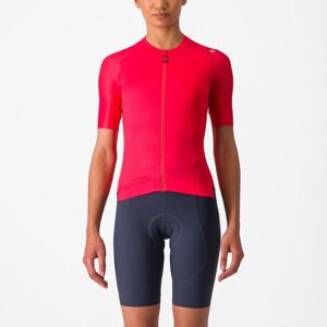 CASTELLI Cyklistický dres s krátkym rukávom - ESPRESSO W - červená S