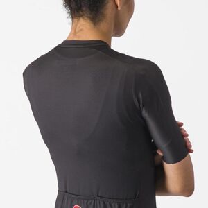 CASTELLI Cyklistický dres s krátkym rukávom - ESPRESSO W - antracitová M