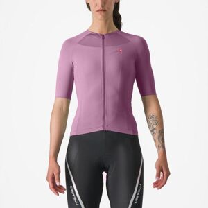 CASTELLI Cyklistický dres s krátkym rukávom - VELOCISSIMA 2 - fialová S
