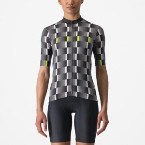 CASTELLI Cyklistický dres s krátkym rukávom - DIMENSIONE - čierna/biela XS