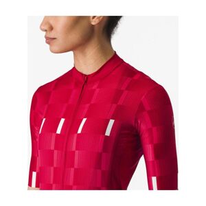 CASTELLI Cyklistický dres s krátkym rukávom - DIMENSIONE - červená S