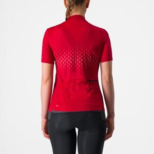CASTELLI Cyklistický dres s krátkym rukávom - UNLIMITED SENTIERO 3 - červená
