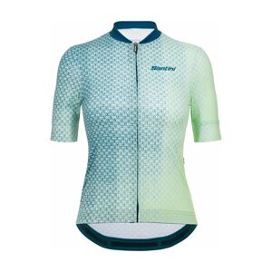 SANTINI Cyklistický dres s krátkym rukávom - PAWS FORMA - svetlo zelená