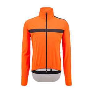 SANTINI Cyklistická vodeodolná pláštenka - GUARD NEOS - oranžová L