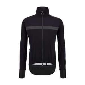 SANTINI Cyklistická vodeodolná pláštenka - GUARD NEOS - čierna XS