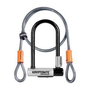 KRYPTONITE zámok na bicykel - KRYPTOLOK MINI-7 - strieborná/čierna